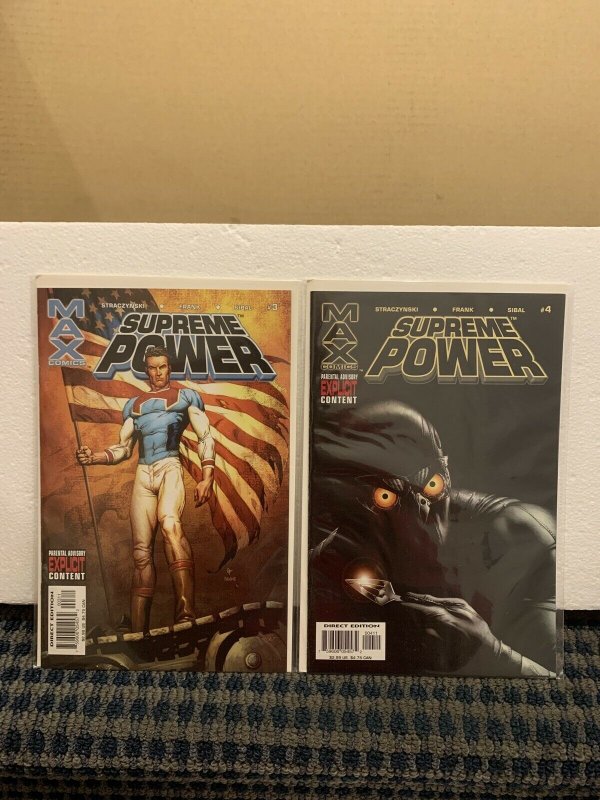 2003 SUPREME POWER Comics (Lot of 18) Modern, MAX #1 to 18 (C462)