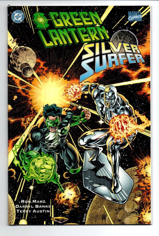 Green Lantern Silver Surfer Graphic Novel - 1995 - NM 
