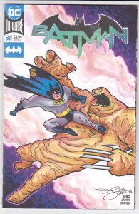Batman #50 - Sketch Cover Art by Nick Justus - Batman & Clayface - 2018