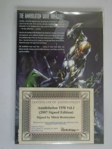 Annihilation TPB #1 SC Signed with CoA NM (2007 1st Printing)