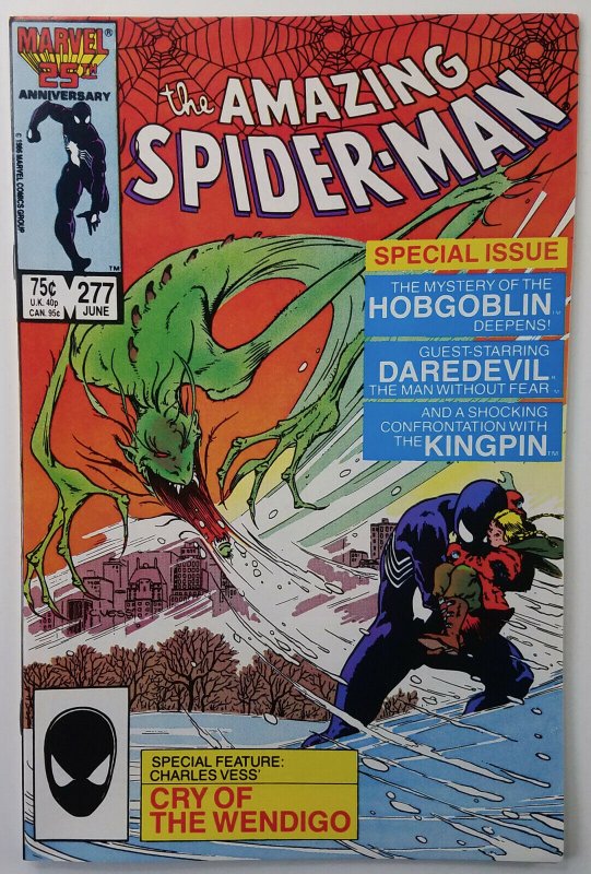 Amazing Spider-Man #277 ?  Hobgoblin, Daredevil ? NM ? Marvel 1986