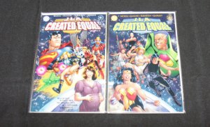 JLA: CREATED EQUAL 1+2 SET/LOT 2PC