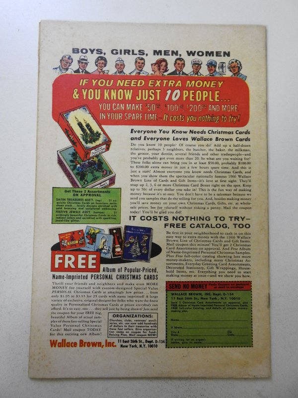 Fantastic Four #54 (1966) VG- Condition moisture stain