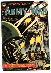 OUR ARMY AT WAR #11 1953-DC WAR-PRE CODE!-GENE COLAN VG+