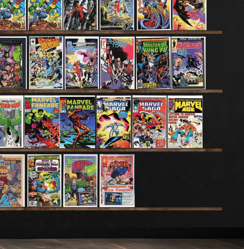 Huge Lot 150+ Comics with Marvel Comics Presents, Marvel Tales & More!