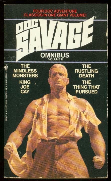 DOC SAVAGE OMNIBUS #2-PULP REPRINT PAPERBACK-4 STORIES! VF