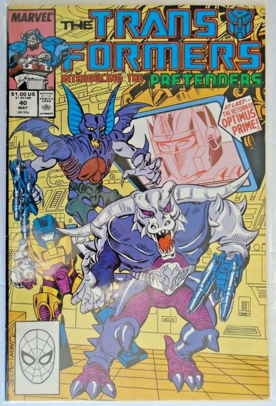*Transformers (1984 Marvel) #31-40 (10 books) 