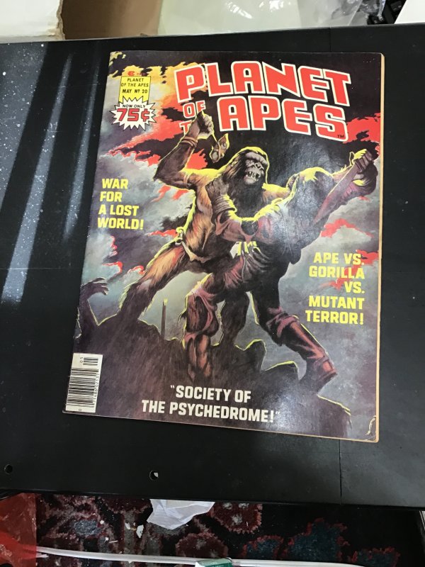 Planet of the Apes #20 (1976) 20th issue! Great Movie Pics! Mid grade! FN- Wow!