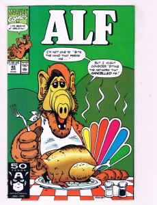 Alf # 40 VF Marvel Comic Book NBC Turkey Cover AD24