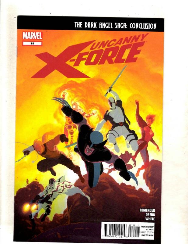 8 Uncanny X-Force Marvel Comic Books # 11 12 13 14 15 16 17 18 Dark Angel CJ13