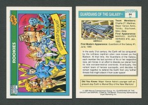 1990 Marvel Comics Card  #84 (Guardians of the Galaxy)  NM-NM