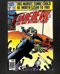 Daredevil #166 Newsstand Variant