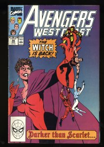 West Coast Avengers #56  1st Dark Scarlet Witch!