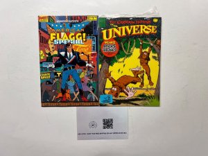 2 Indie Comics American Flagg Special # 1 + Universe # 2 86 JS46