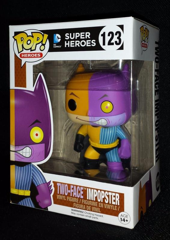 Batman as Two-Face ImPOPster Funko Vinyl Figure #123 (DC Super Heroes) New!