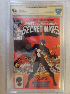 SECRET WARS # 8 CBCS 9.6. SIGNED JIM SHOOTER SUPER COOL