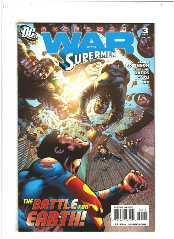 Superman: War of the Supermen #3 NM- 9.2 DC Comics 2010 Supergirl