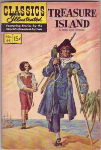 Classics Illustrated #64 (Jun-64) VG Affordable-Grade Jim Hawkins