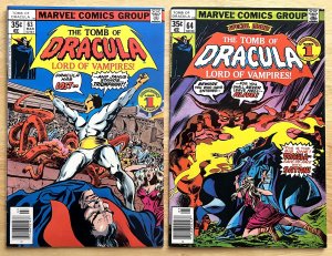 TOMB OF DRACULA 63 + 64 JANUS SATAN (1978) B7