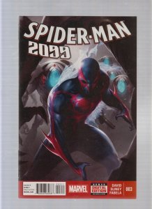 Spider Man 2099 #3 - John Tyler Christopher Variant Cover! (8.5) 2014 NEWSSTAND