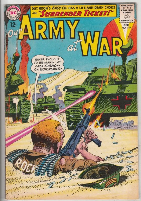 Our Army at War #144 (Jul-64) VF/NM High-Grade Easy Company, Sgt. Rock