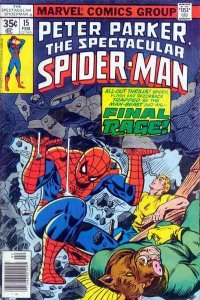 Spectacular Spider-Man (1976 series)  #15, Fine+ (Stock photo)