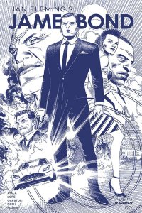 James Bond #1 1:11 Cheung Blue Tint Dressed Variant Dynamite Entertainment EB99