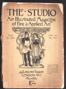 The Studio 7/15/1907-Illustrated Magazine of Fine and Applied Art-Published in U