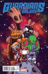 GUARDIANS OF GALAXY #1 YOUNG VARIANT COVER (NEAR MINT)