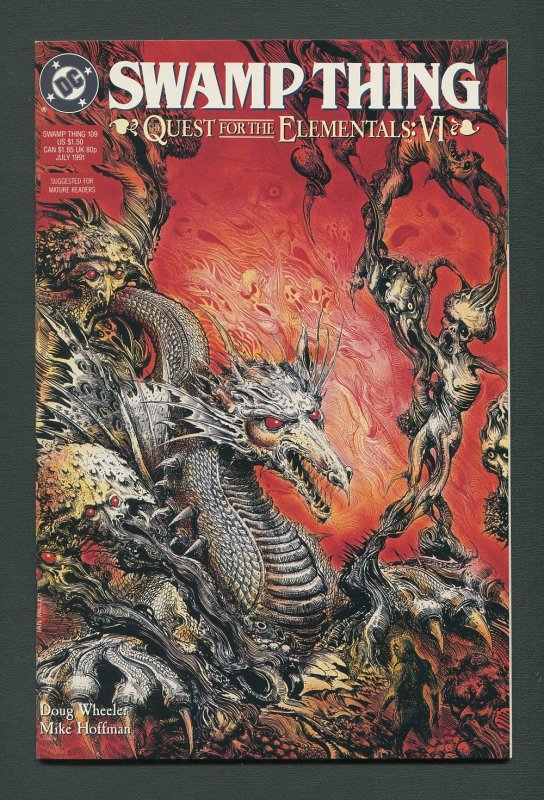 Swamp Thing #104 - #109  Quest for Elementals SET / 9.0 VFN/NM 1991