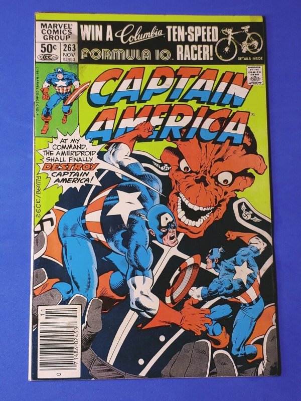 Captain America #263 FN Marvel Comics C10A 1/28/22 