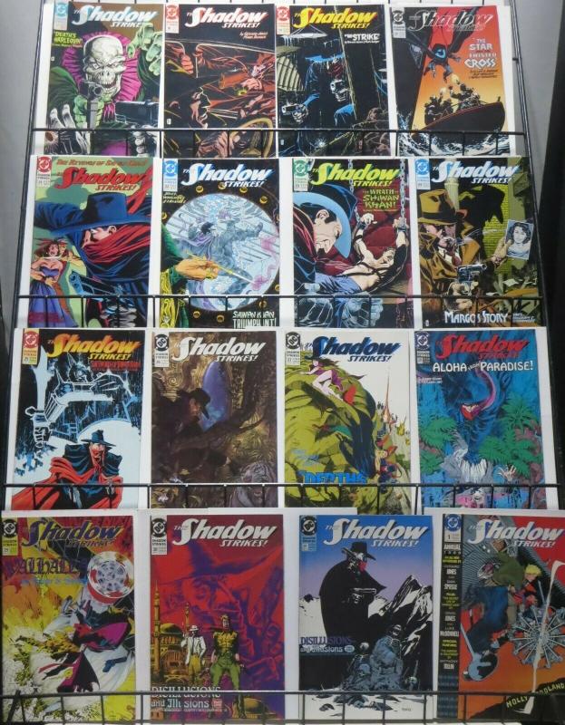 THE SHADOW STRIKES! (DC,1989) #1-31, Annual 1  COMPLETE! F/+ Doc Savage! Jones!