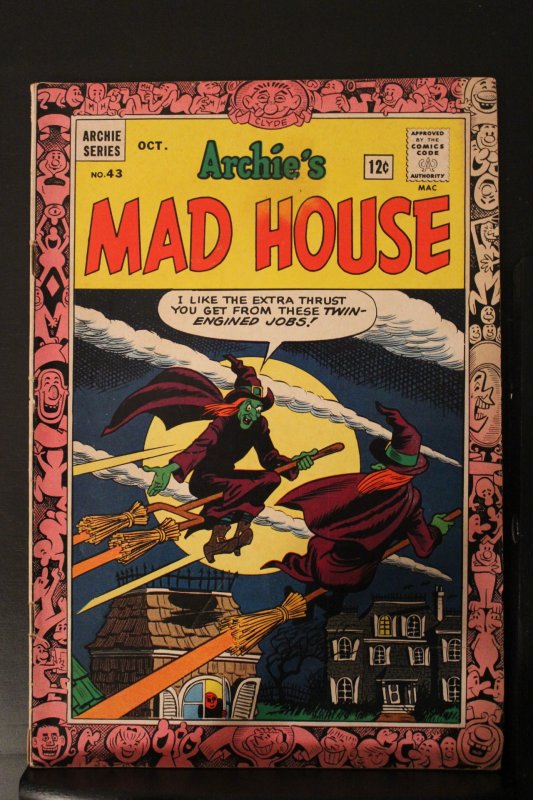 Archie's Madhouse #43 (1965) High-Grade VF/NM Witches Cover Key Oregon C...