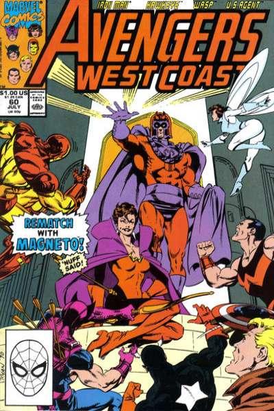 Avengers West Coast #60, NM- (Stock photo)