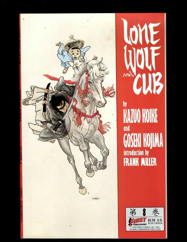 Lot of 10 Lone Wolf and Cub First Comic Books #2 3 4 5 6 7 8 9 10 11 JF20