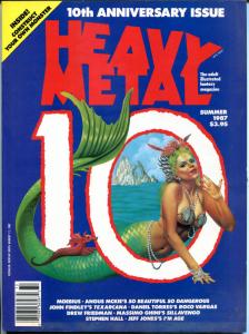 HEAVY METAL Spring Summer Fall Winter 1987, Moebius, Prado, Olivia, all 4 issues