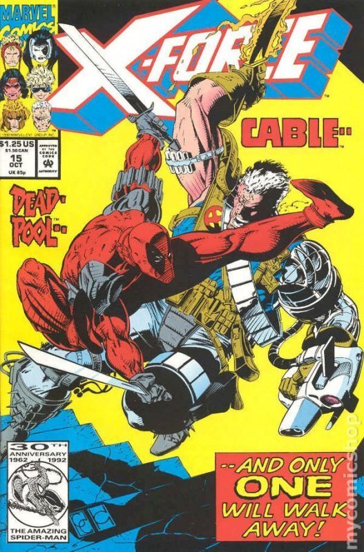 1992 X-FORCE #15! Deadpool! Movie!