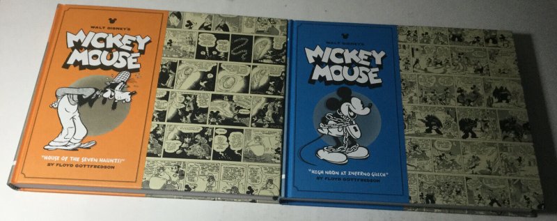 Walt Disney’s Mickey Mouse Volume 1 2 3 4 HC Hardcover And Slipcover