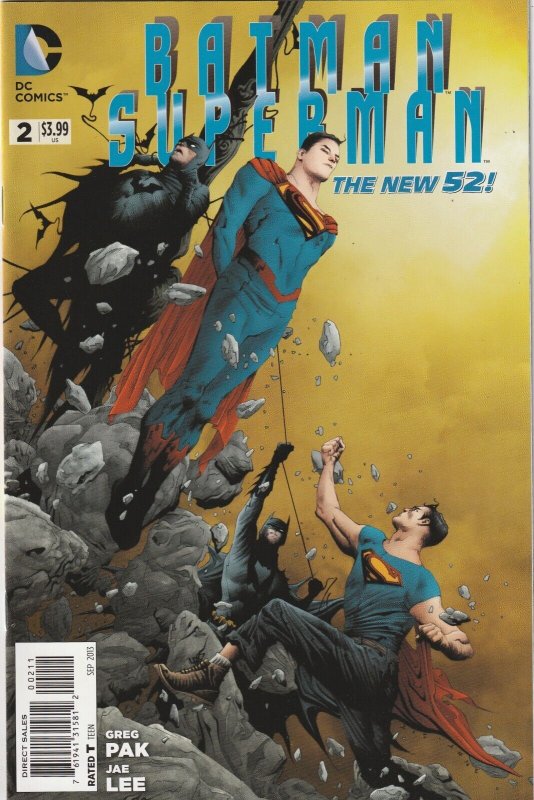 Batman Superman # 2 Cover A NM DC New 52 2013 [T2]