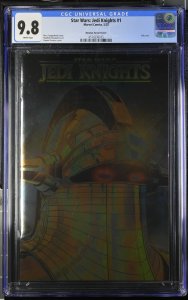 STAR WARS JEDI KNIGHTS #1 MARVEL COMICS RAMON ROSANAS FOIL VARIANT CGC 9.8 NM