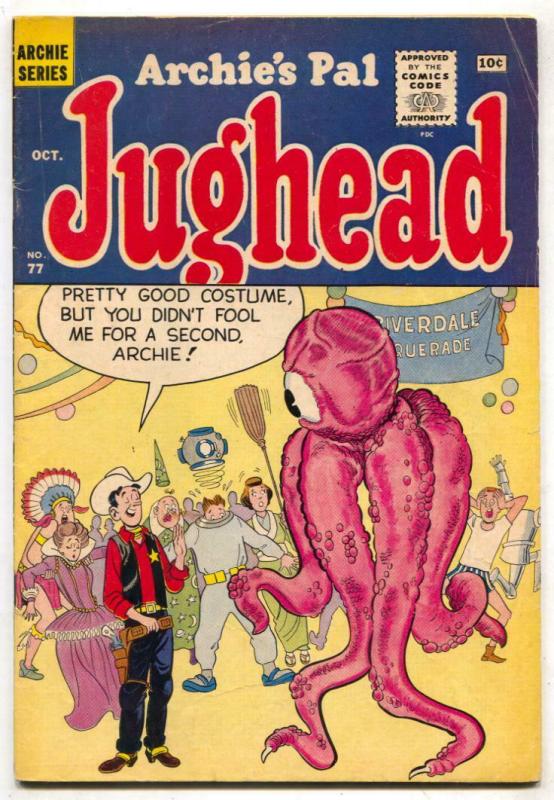 Archie's Pal Jughead #77 1961- monster cover- fat girl gag