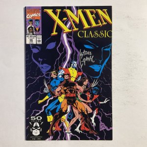 X-Men Classic 56 1990 Signed by Steve Lightle Marvel NM near mint