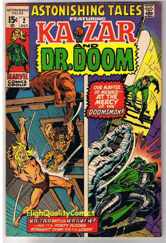 ASTONISHING TALES #2, VF, Wally Wood, Jack Kirby, 1970, more Bronze in store