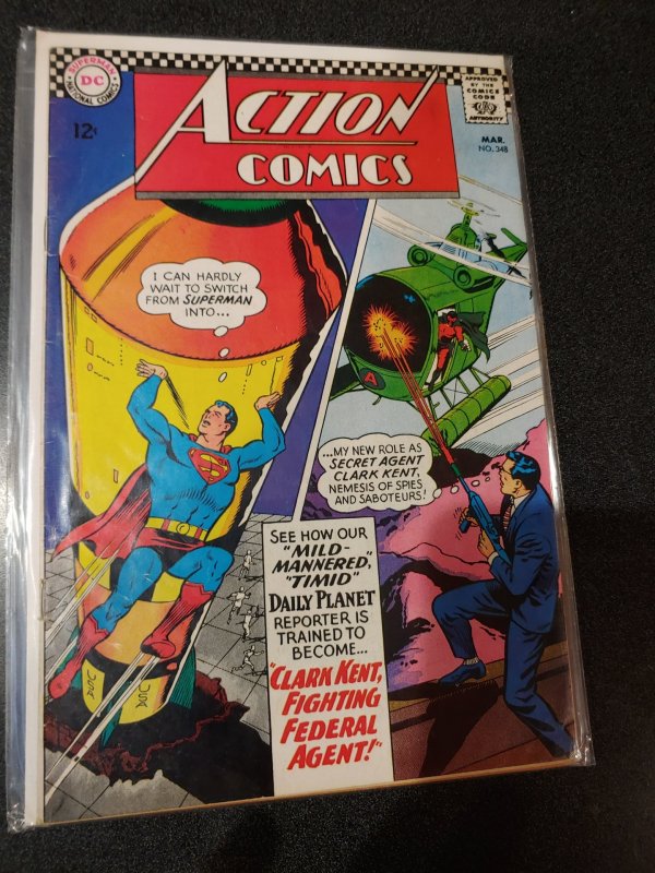 ACTION COMICS #348 FINE-