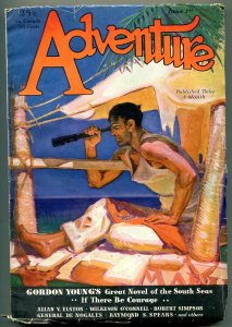 Adventure Pulp June 1st 1931-If There Be Courage- Robert Simpson VG+