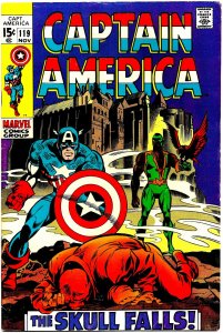 CAPTAIN AMERICA #119 (Nov1969) 8.0 VF  Gene Colan  J. Sinnott RED SKULL! MODOK!