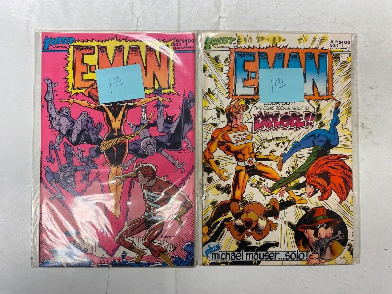 5 E-Man FIRST comic books #1 2 3 4 5 27 KM41
