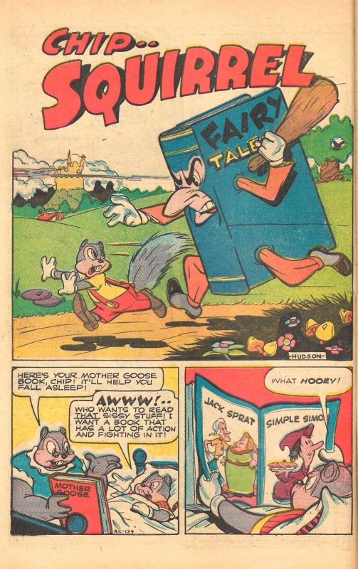 GOOFY COMICS #8 (Feb 1945) VG/FN  Weird East Coast Funny Animals! Jim Tyer cover