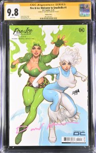 FIRE & ICE WELCOME TO SMALLVILLE #1 DC 2023 NAKAYAMA VARIANT SIGNED CGC SS 9.8