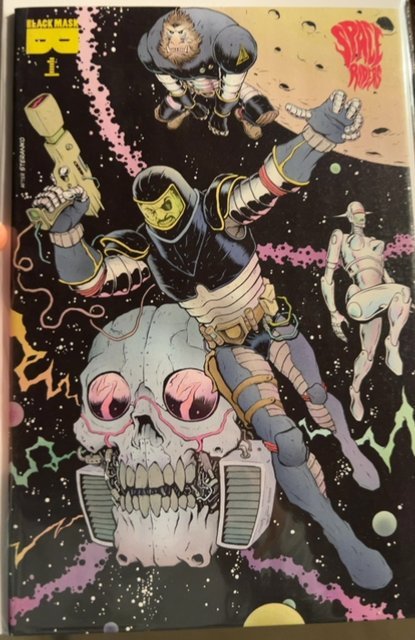 Space Riders #1 Third Print Cover (2015) Capitan Peligro 